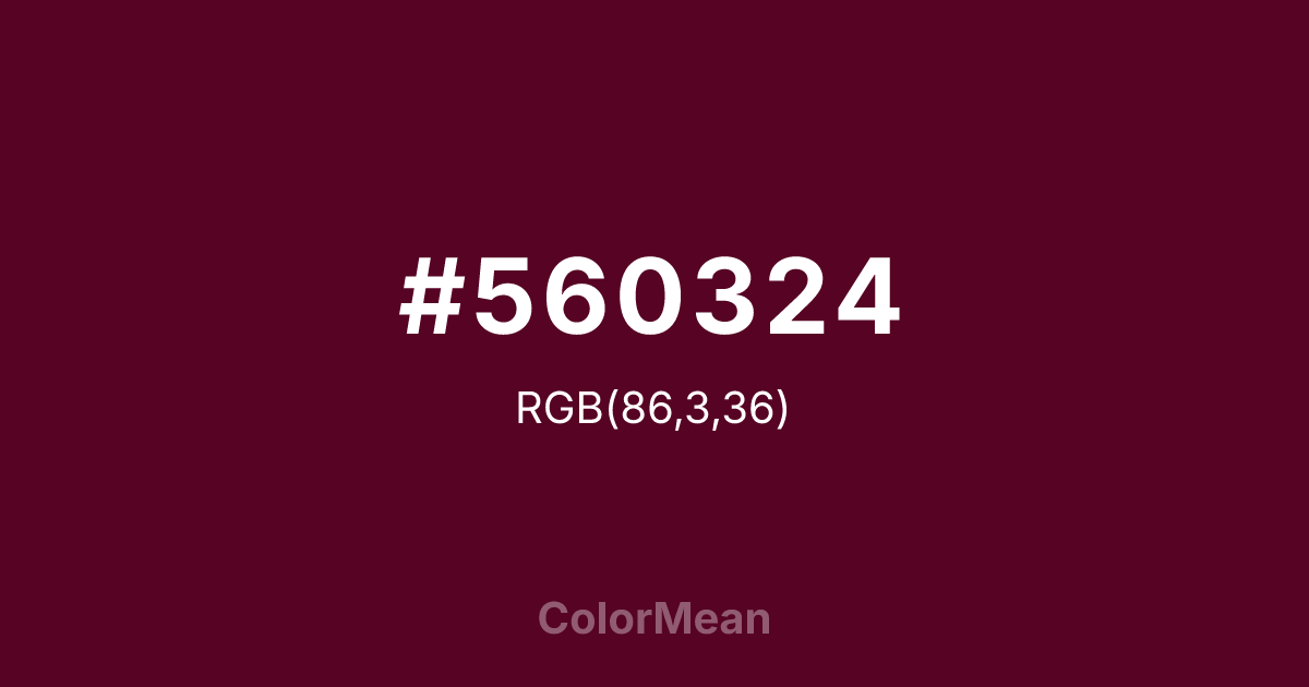 #560324 color swatch