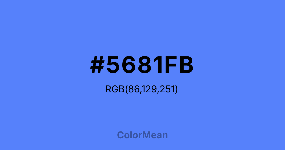 #5681FB color swatch