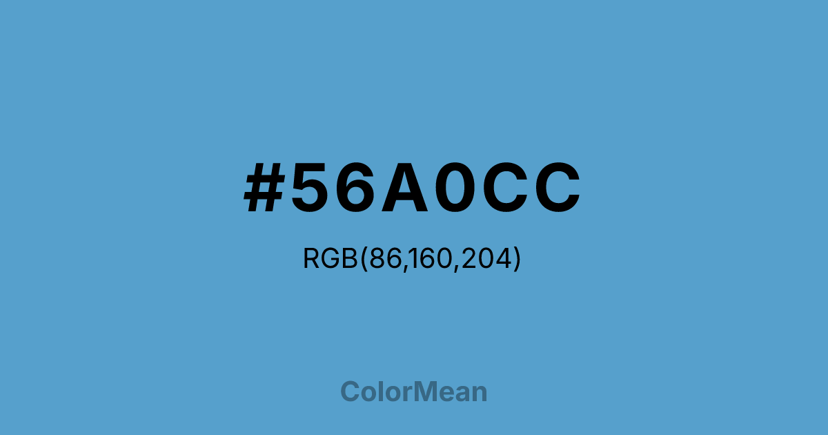 #56A0CC color swatch