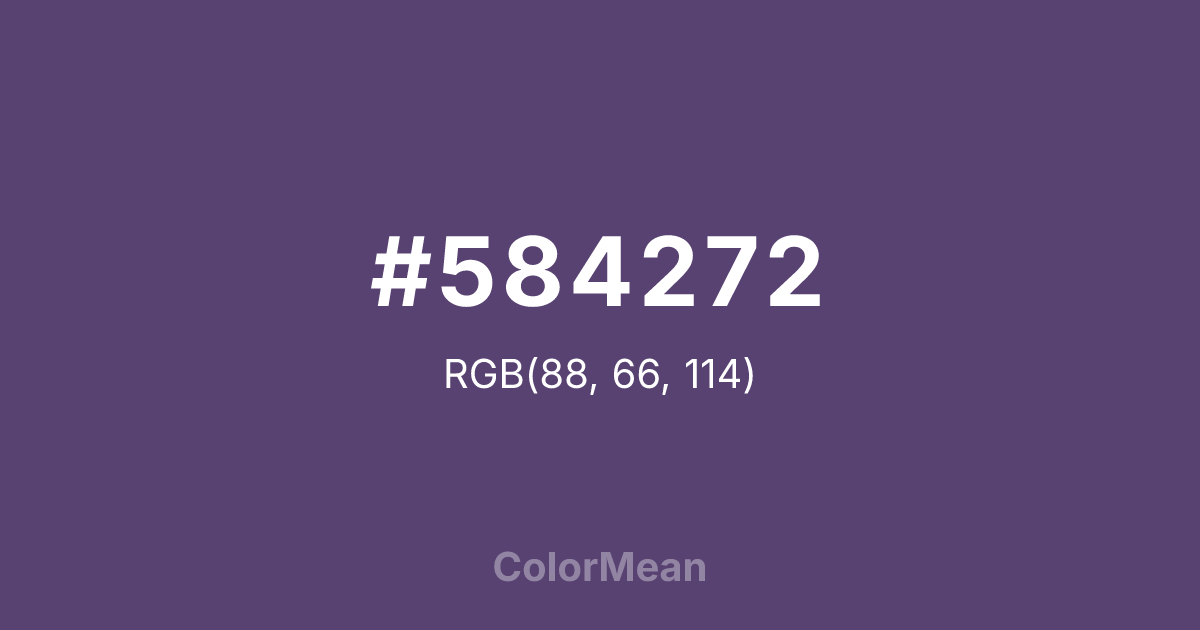 #584272 color swatch