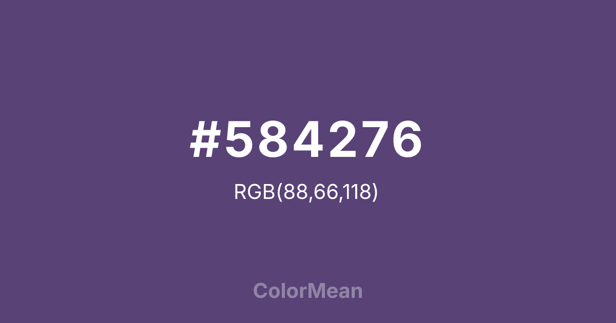 #584276 color swatch