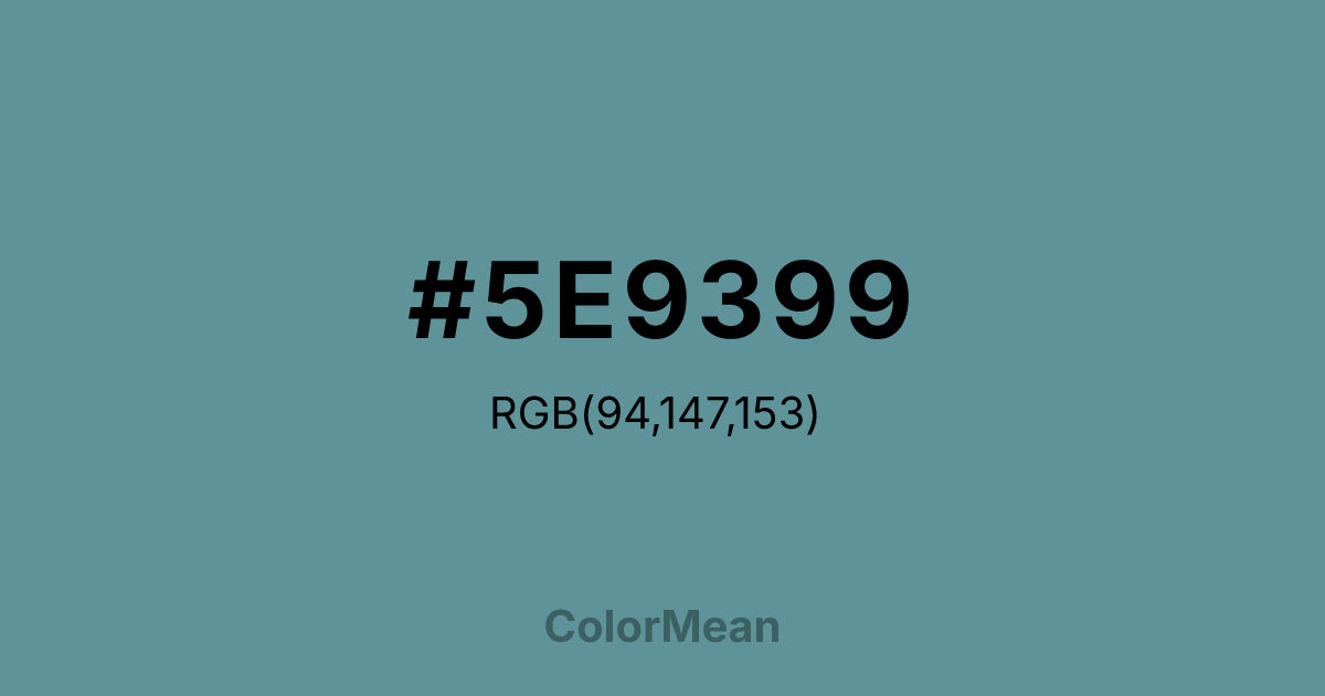 #5E9399 color swatch