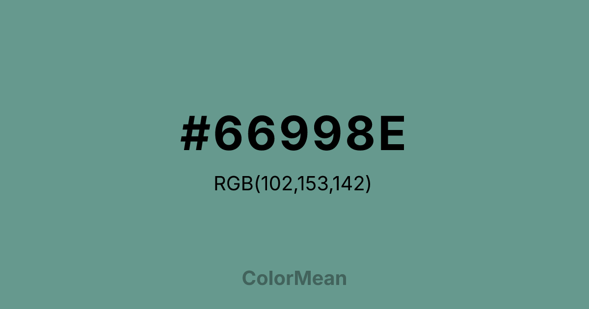 #66998E color swatch