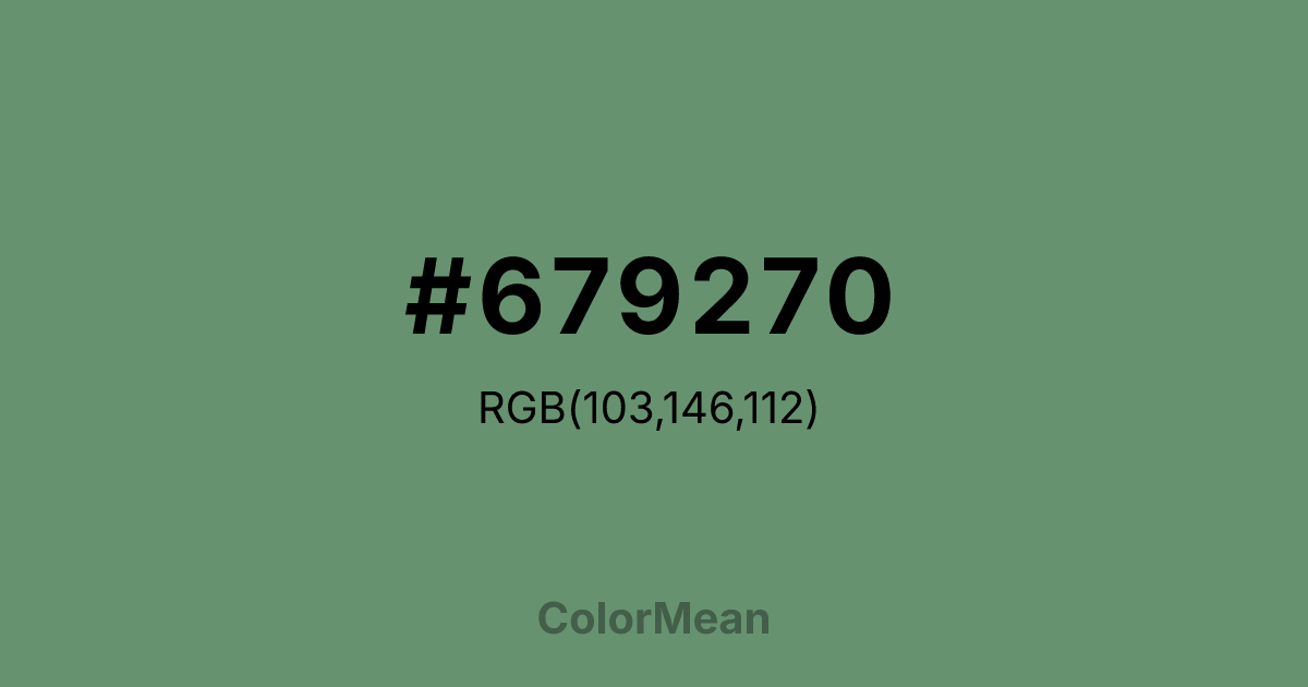 #679270 color swatch