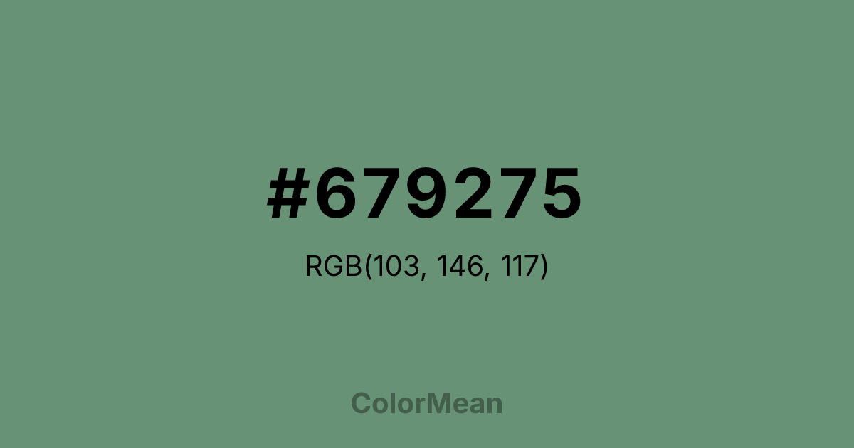 #679275 color swatch