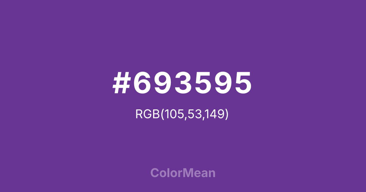 #693595 color swatch