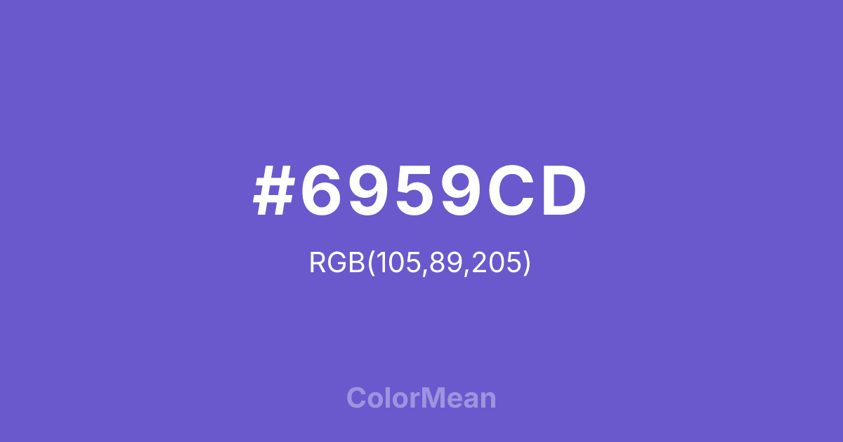 #6959CD color swatch