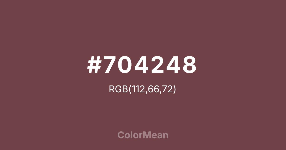 #704248 color swatch