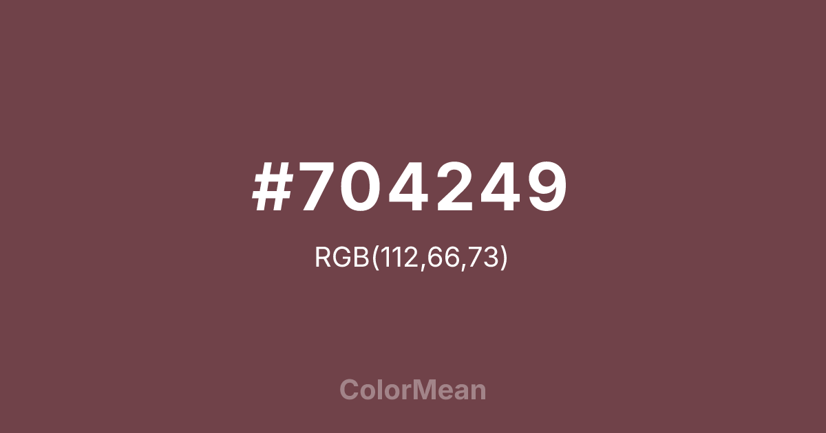 #704249 color swatch