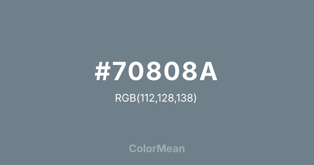 #70808A color swatch