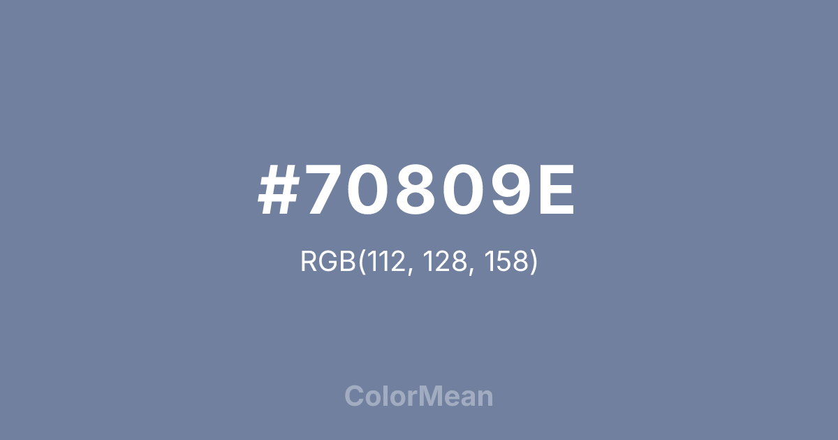 #70809E color swatch
