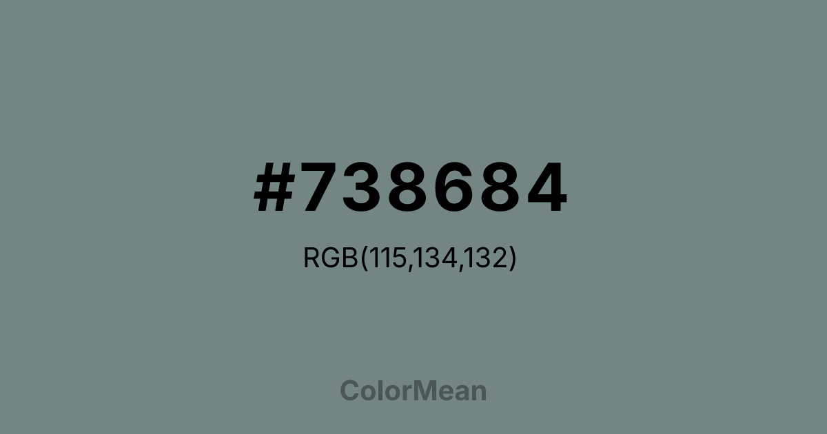 #738684 color swatch