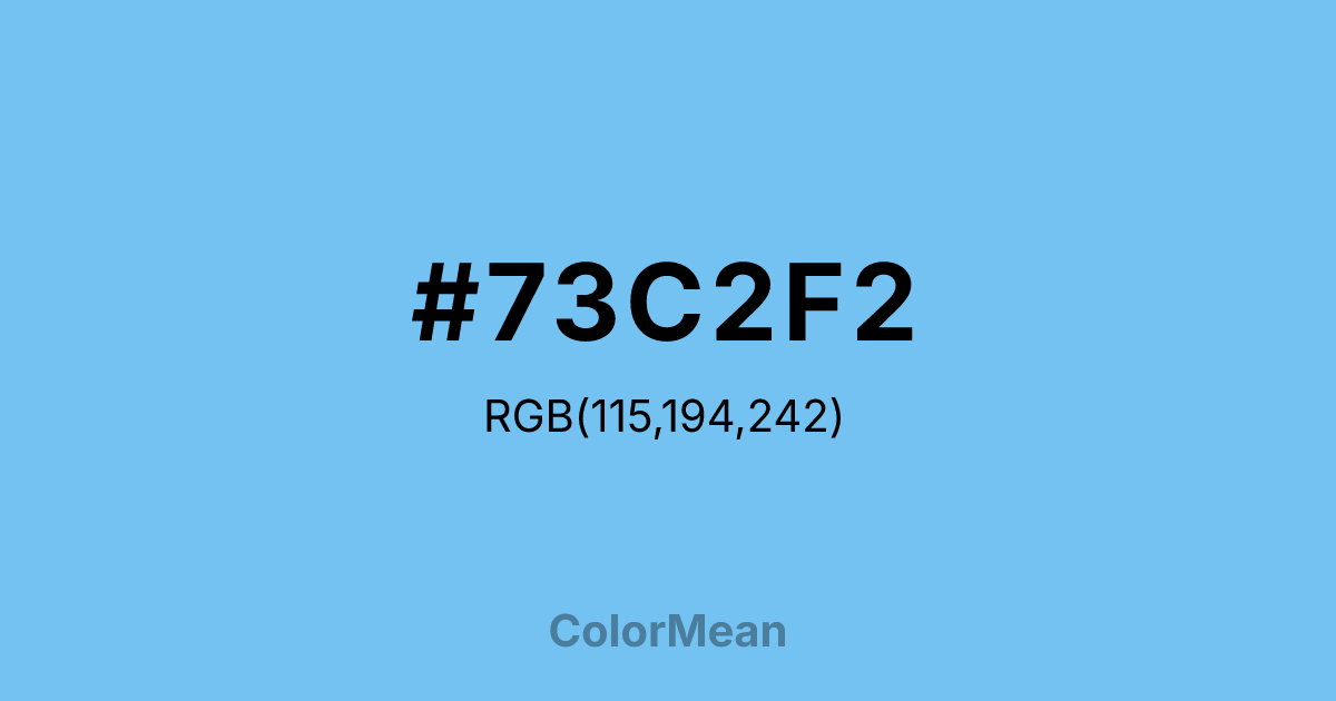 #73C2F2 color swatch
