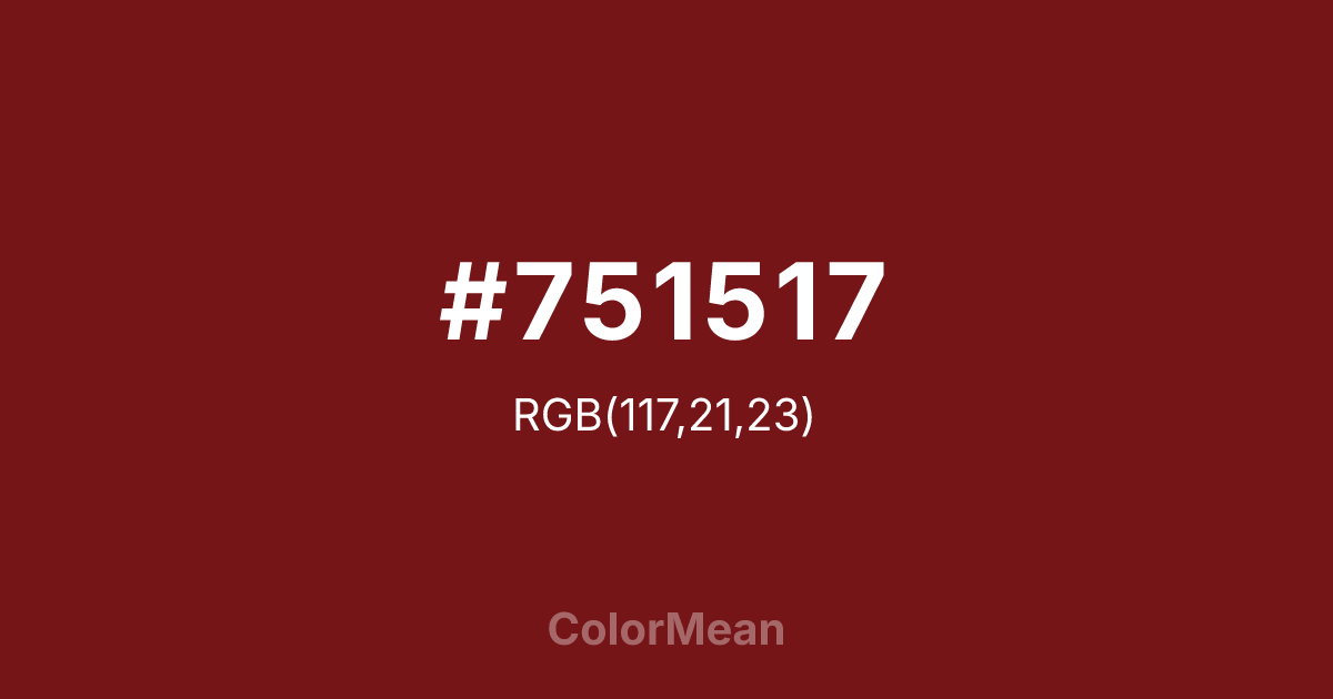 #751517 color swatch
