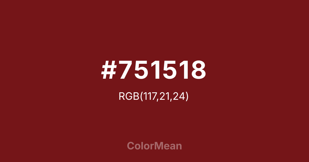 #751518 color swatch