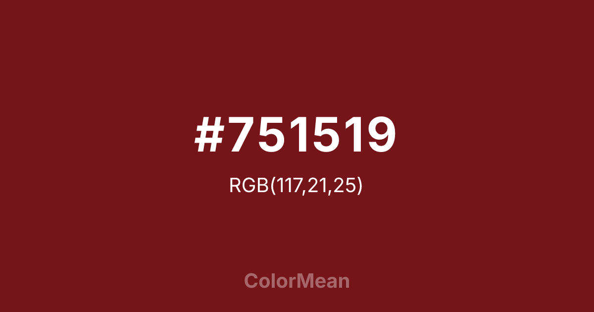 #751519 color swatch