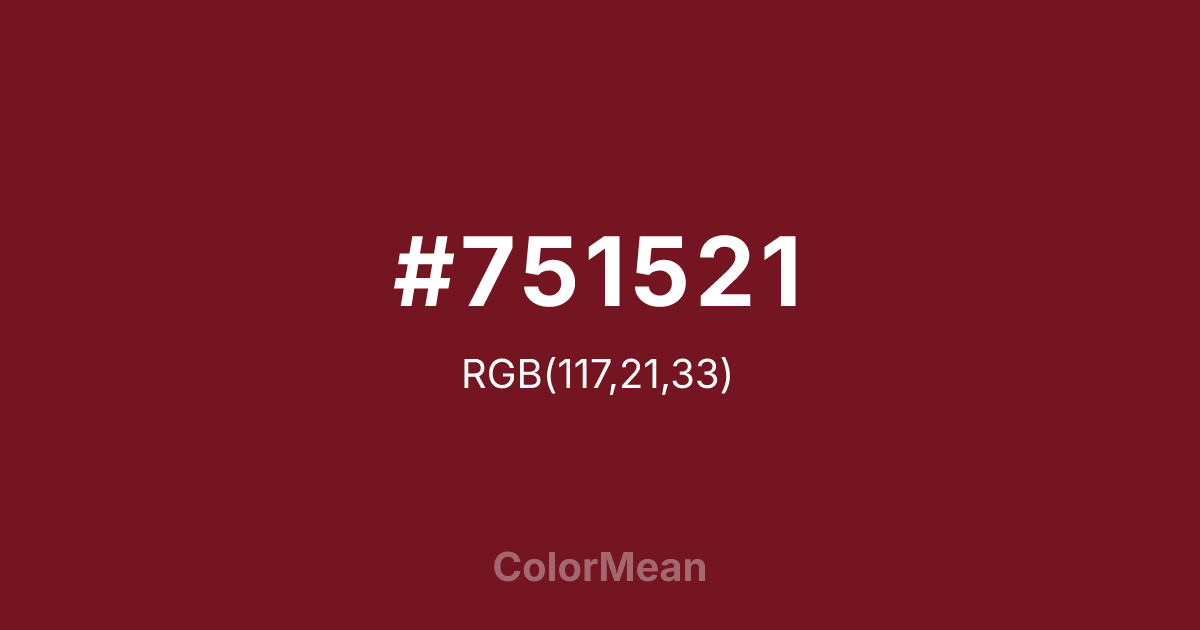 #751521 color swatch