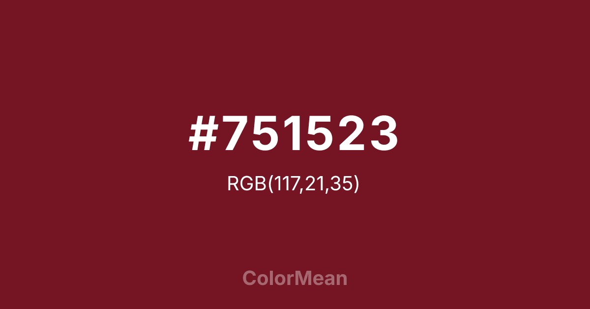 #751523 color swatch