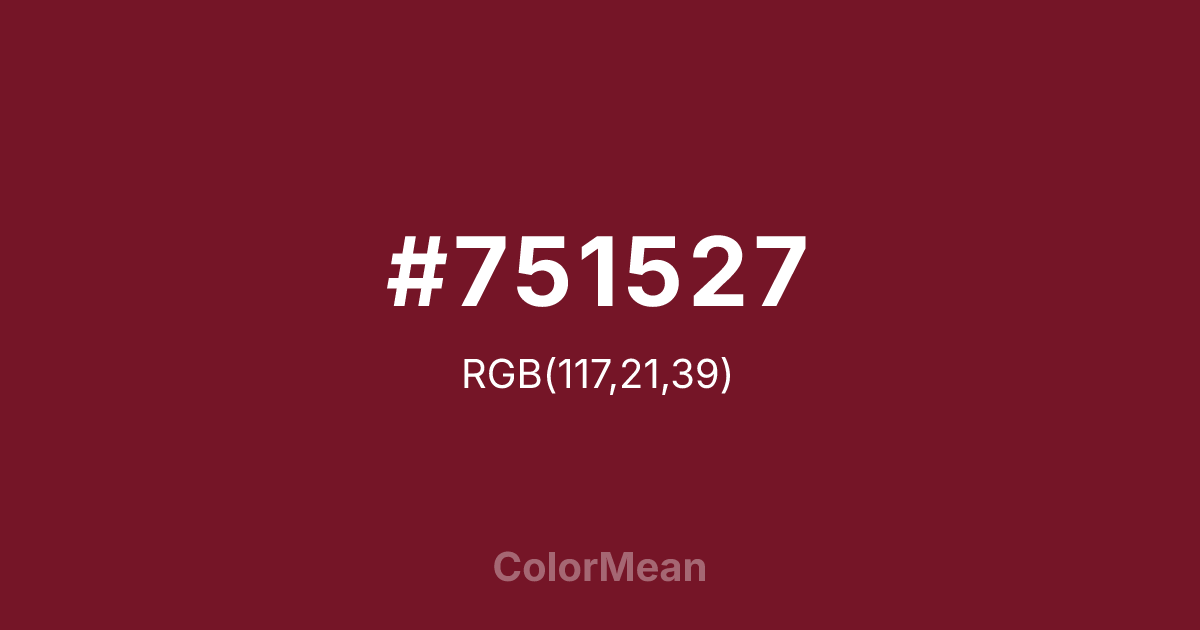 #751527 color swatch