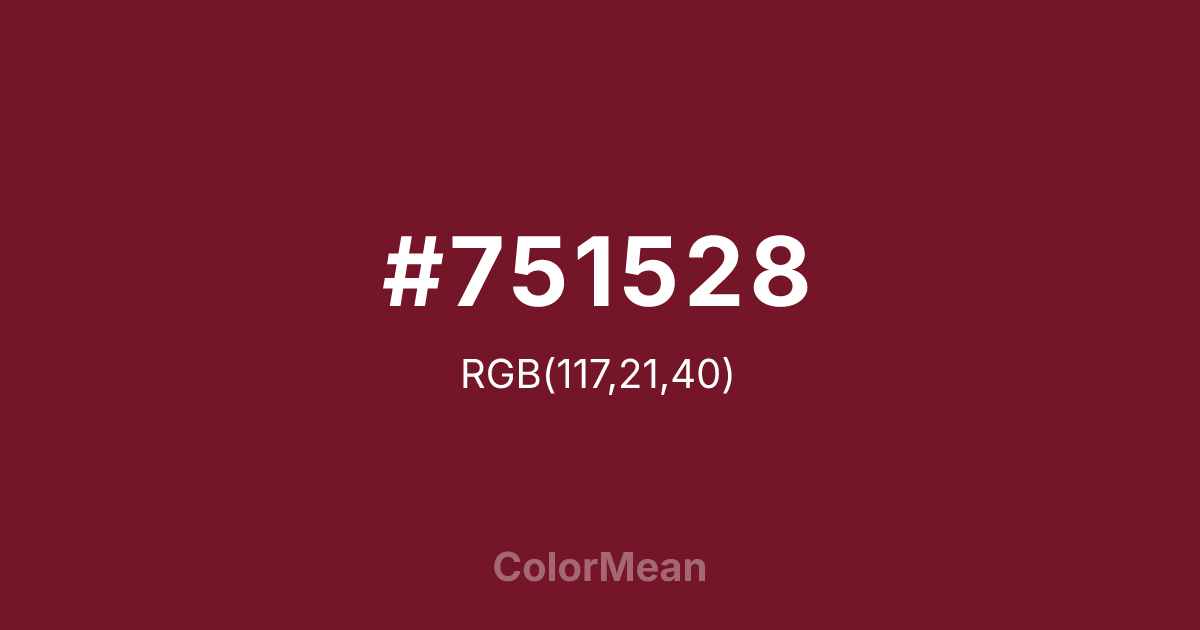 #751528 color swatch