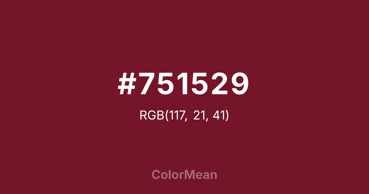 #751529 color swatch