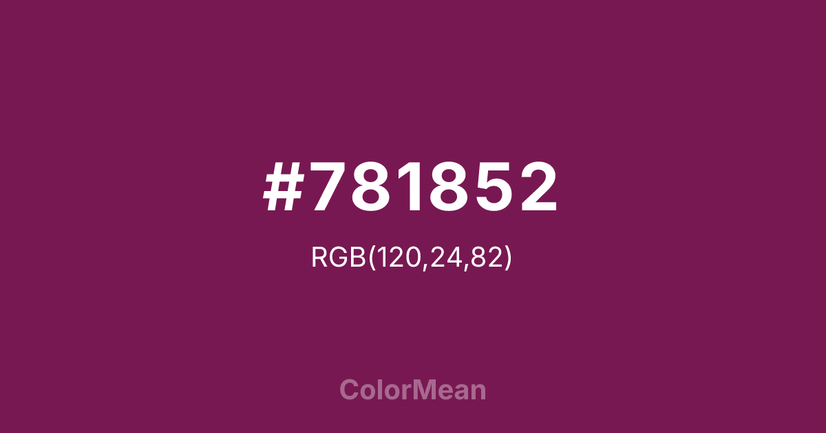 #781852 color swatch