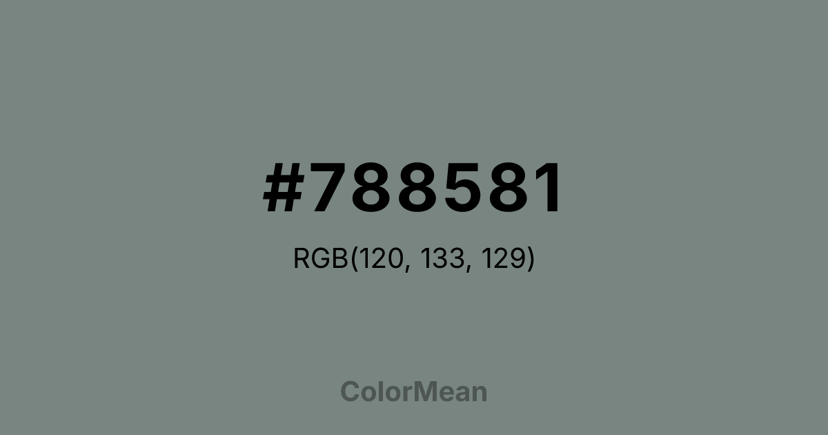 #788581 color swatch