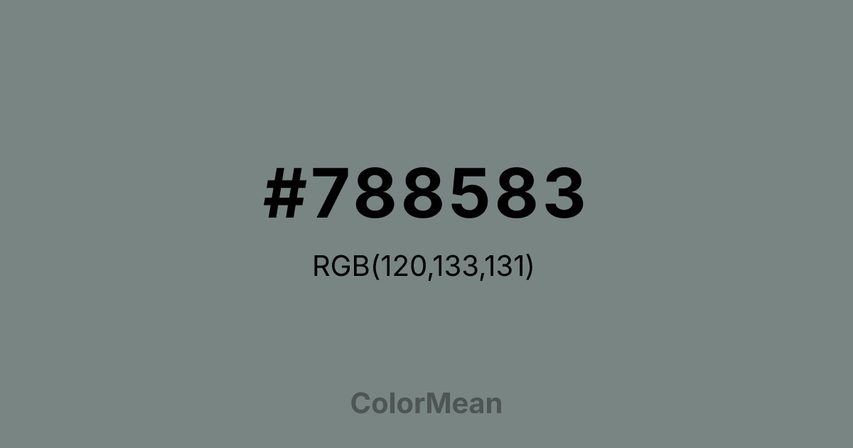 #788583 color swatch