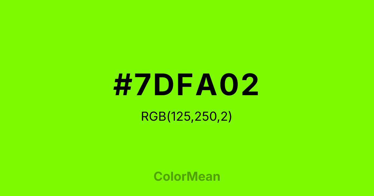 #7DFA02 color swatch
