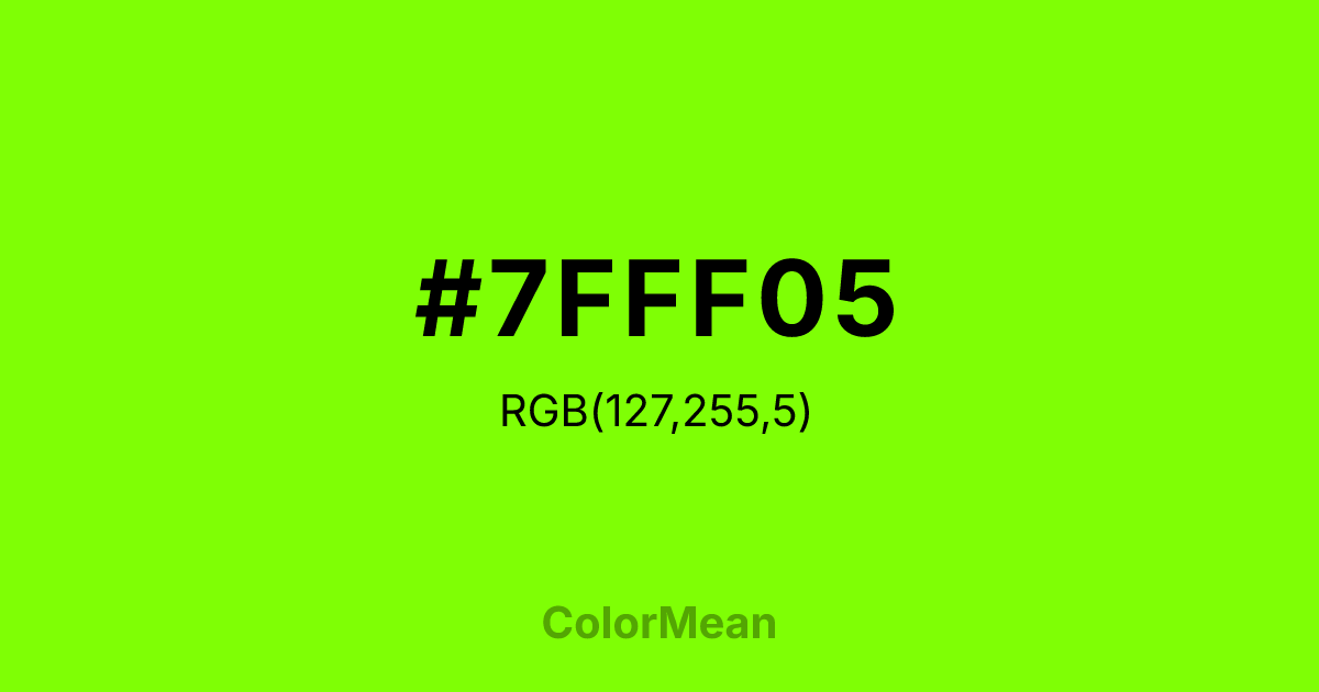 #7FFF05 color swatch