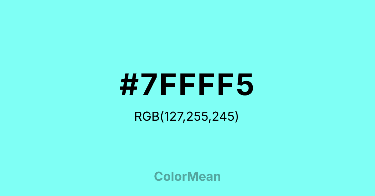 #7FFFF5 color swatch