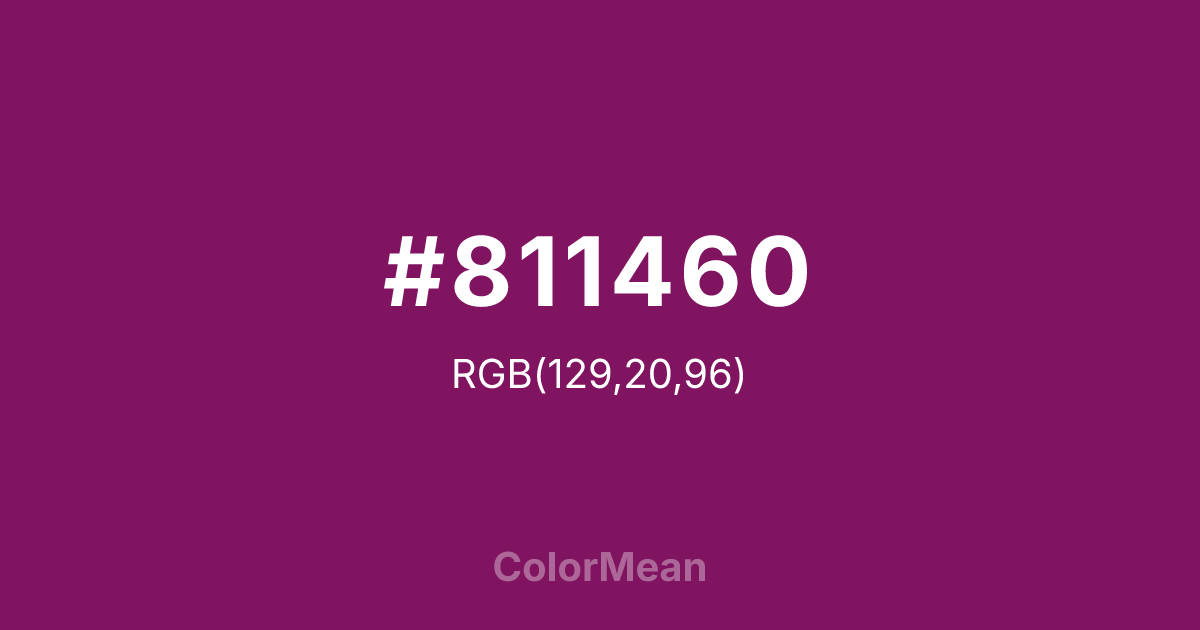 #811460 color swatch