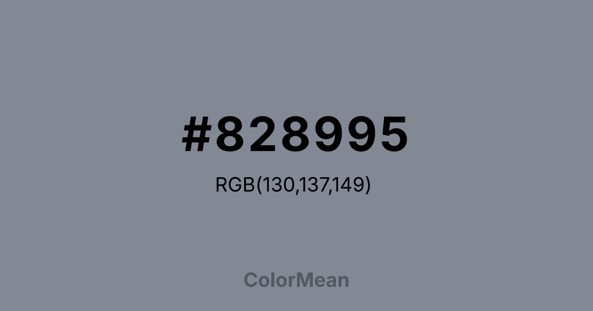 #828995 color swatch