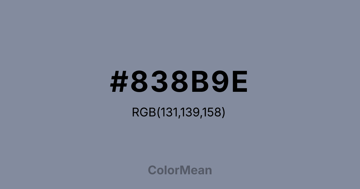 #838B9E color swatch