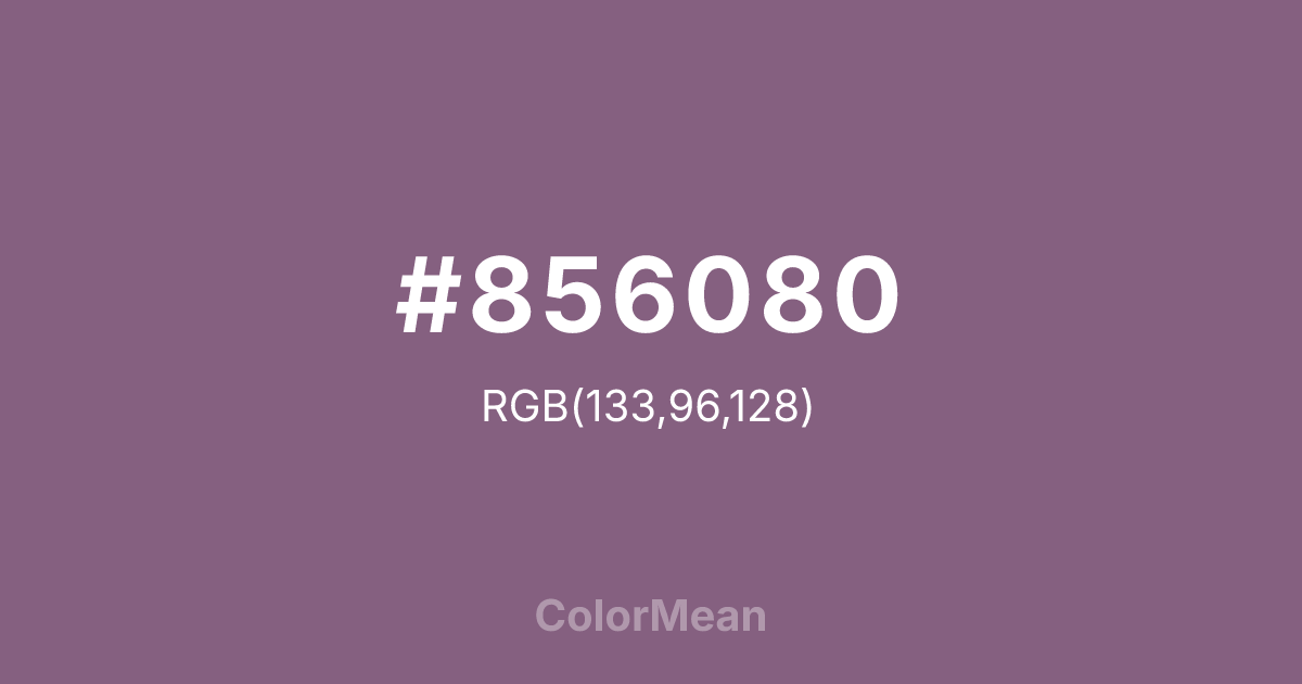 #856080 color swatch