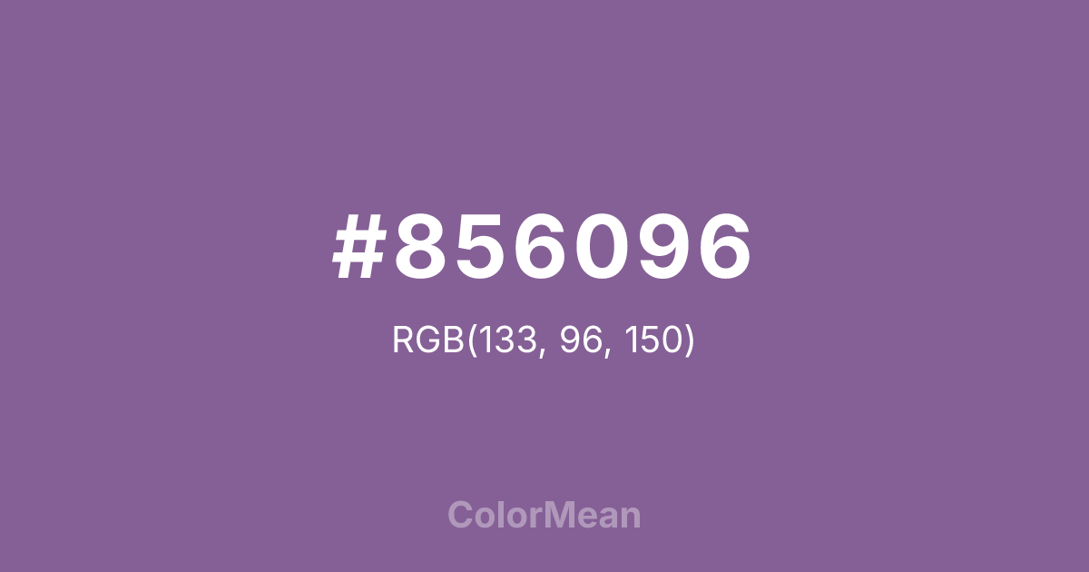 #856096 color swatch