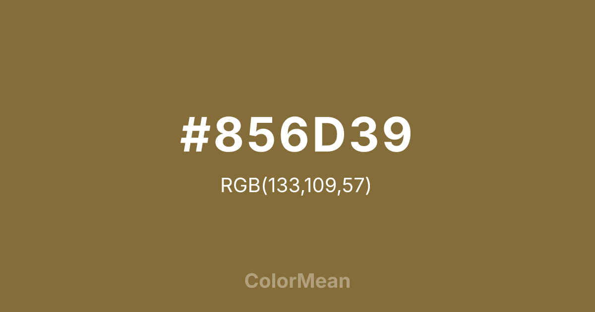 #856D39 color swatch