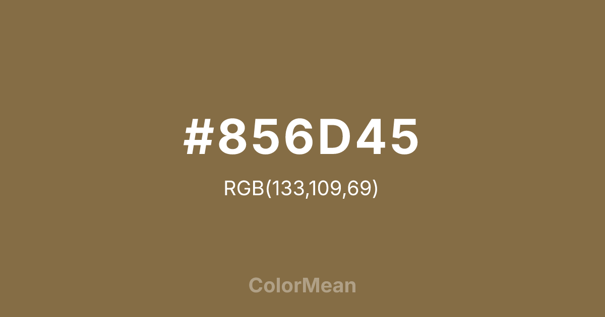 #856D45 color swatch