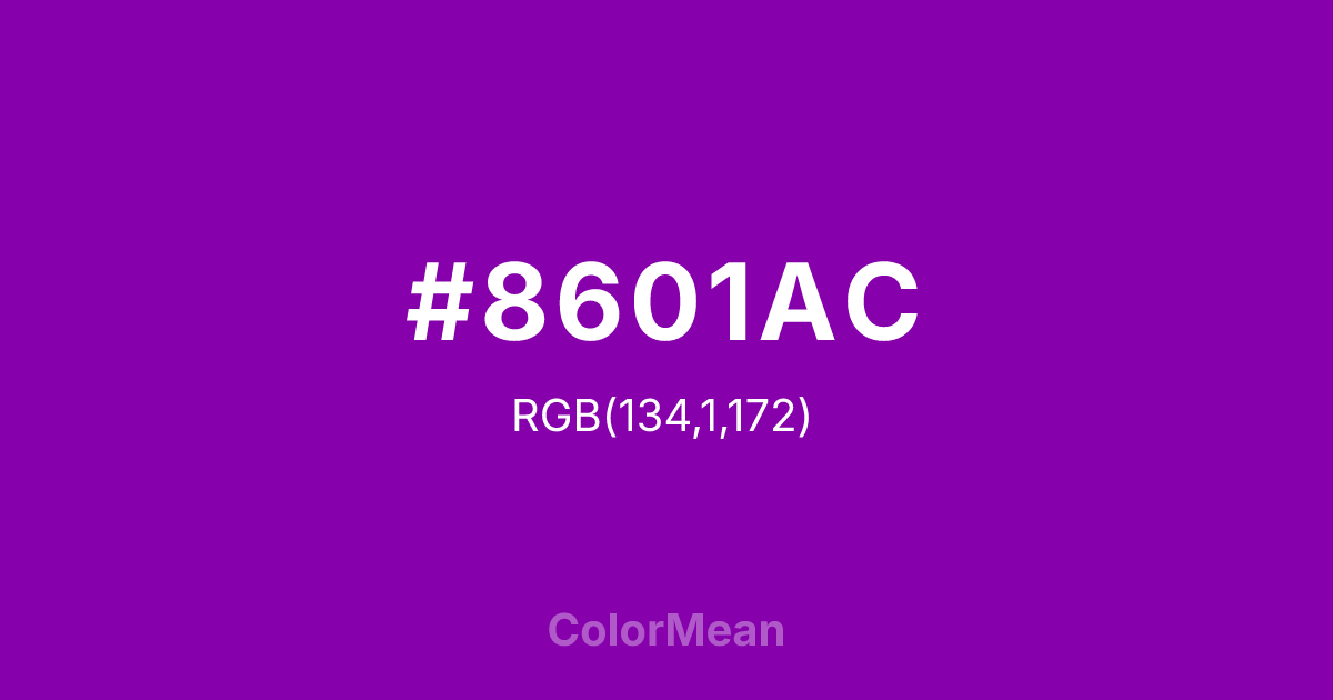 #8601AC color swatch