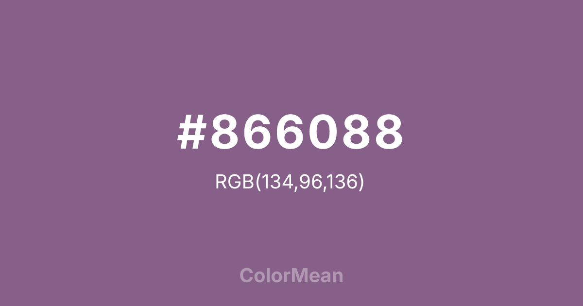 #866088 color swatch