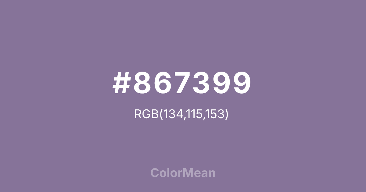 #867399 color swatch