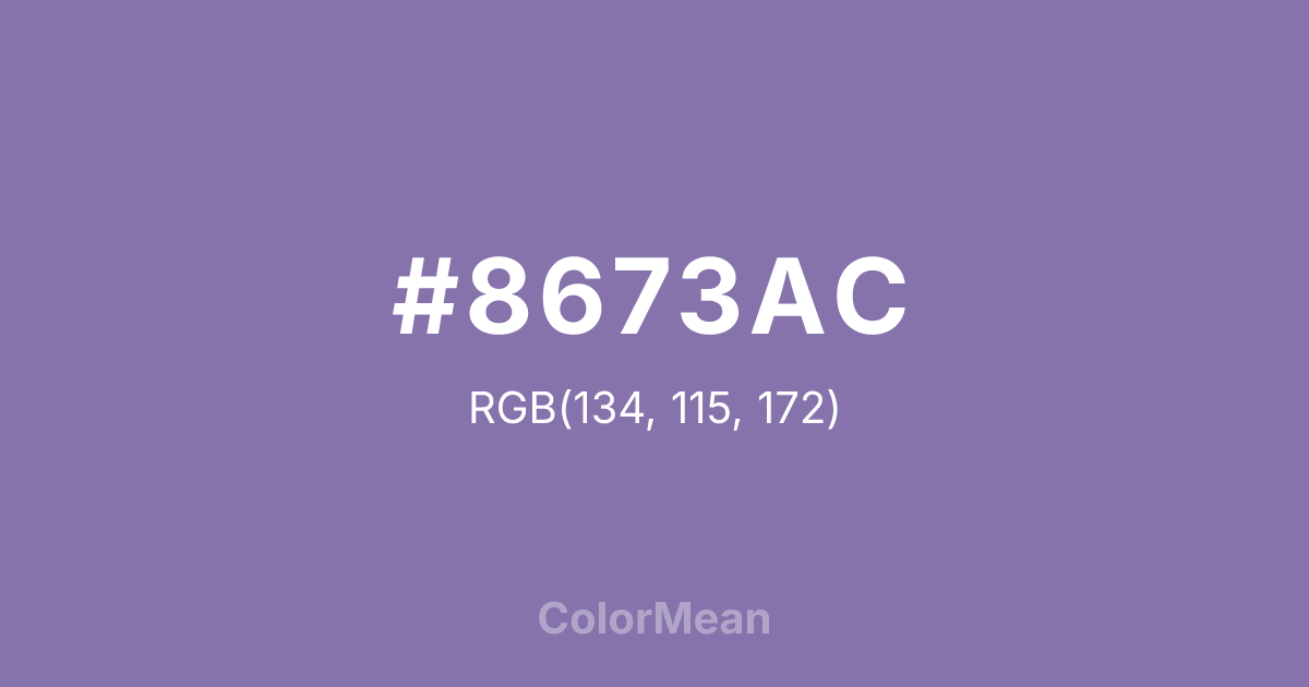 #8673AC color swatch