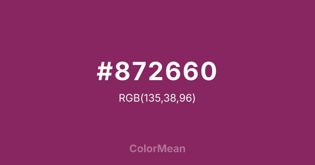 #872660 color swatch