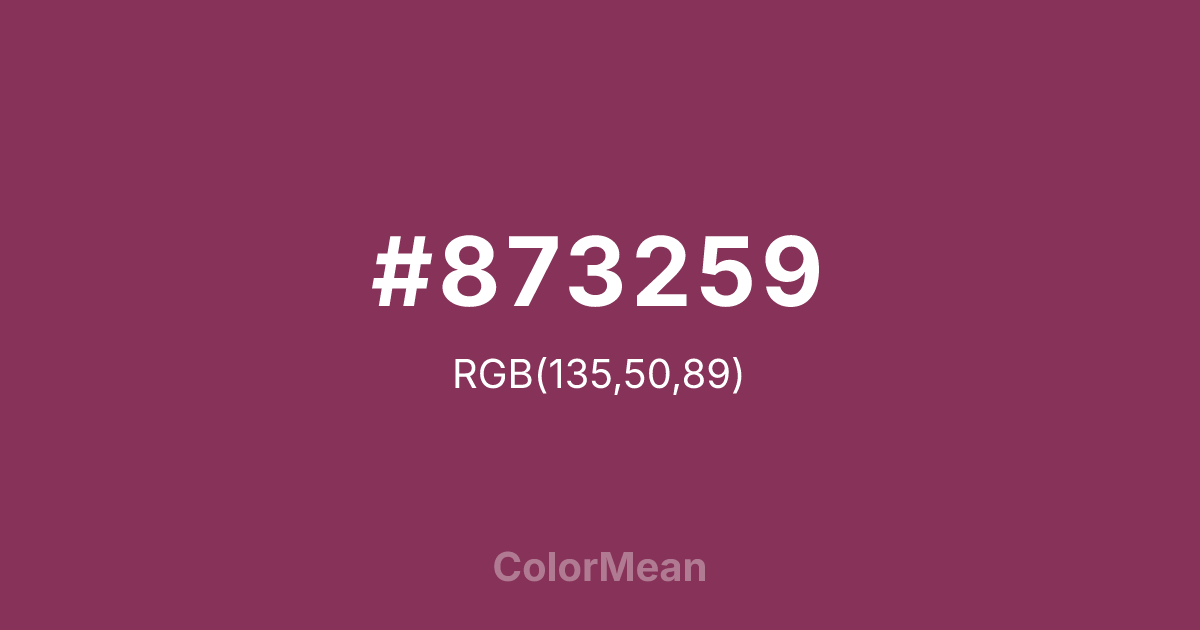 #873259 color swatch