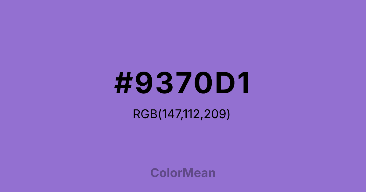 #9370D1 color swatch