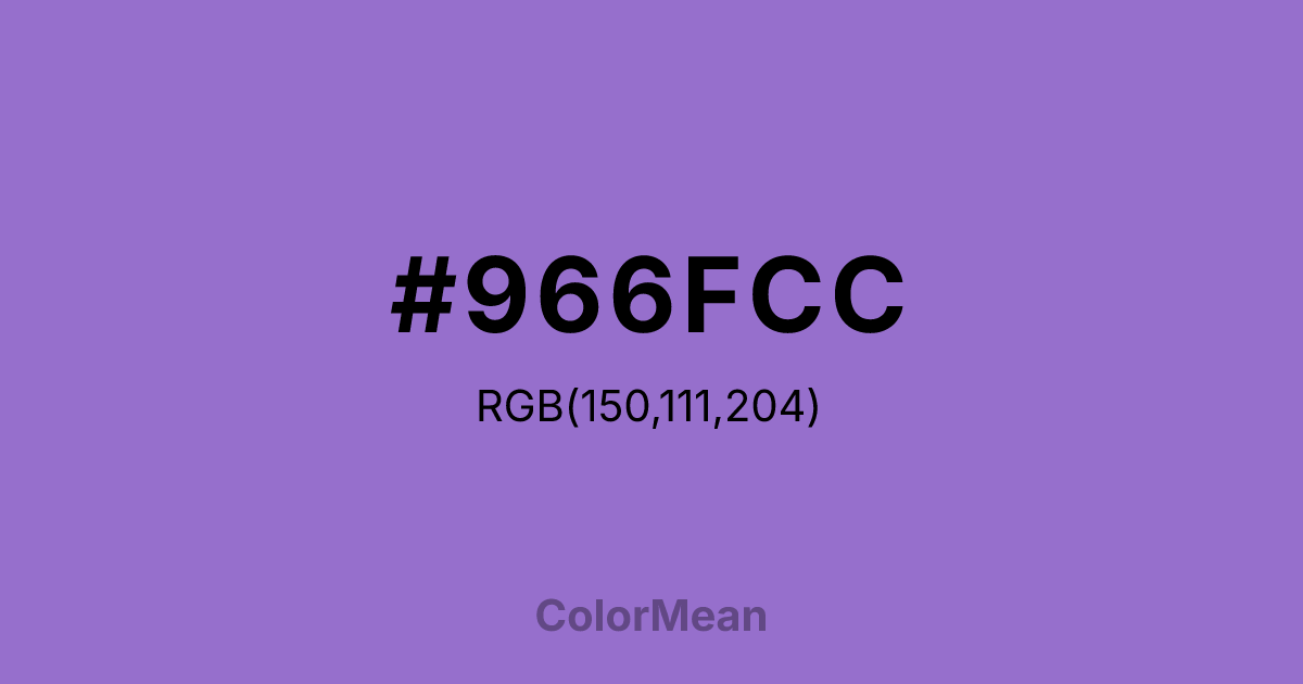 #966FCC color swatch