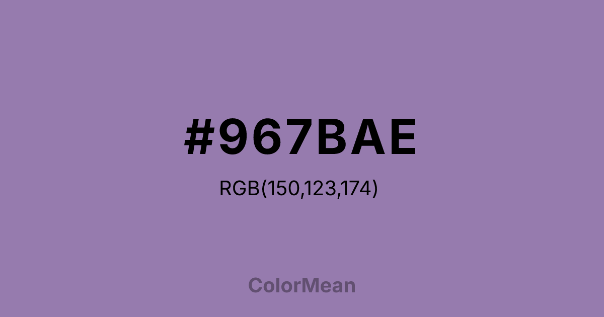 #967BAE color swatch