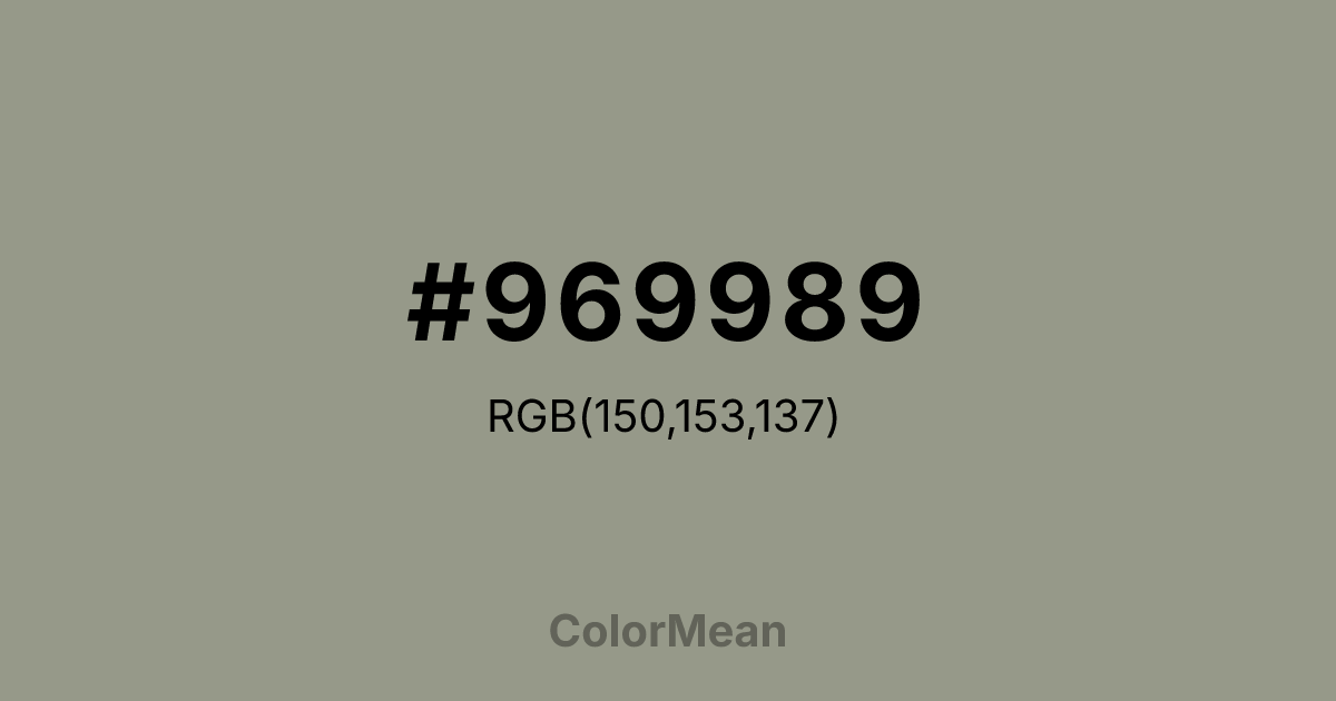 #969989 color swatch