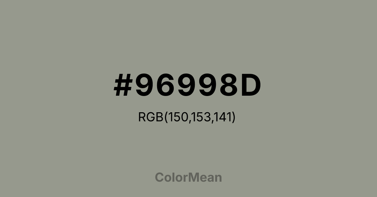 #96998D color swatch