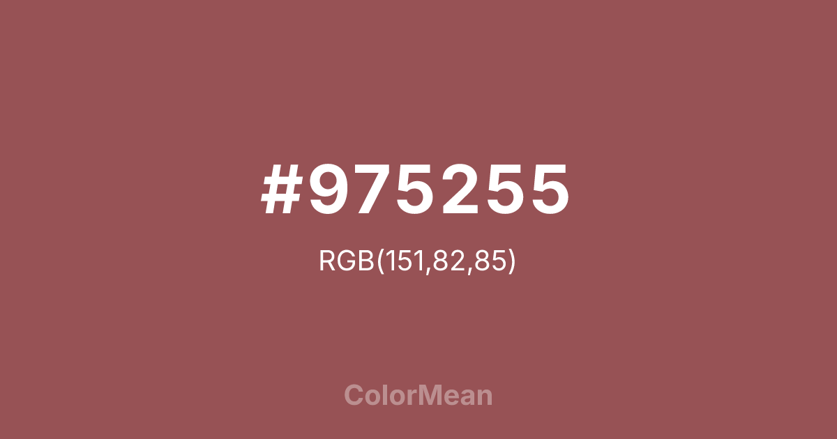 #975255 color swatch